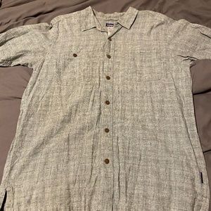 Patagonia Hemp ac Short Sleeve Casual Shirt Size M